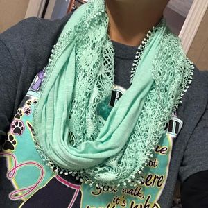 Super cute mint green Scarf